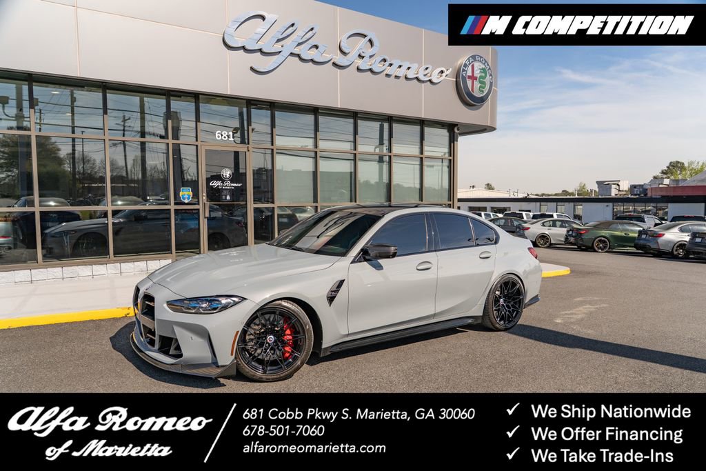 Used 2023 BMW M3 Competition w/ M Carbon Exterior Package image 1