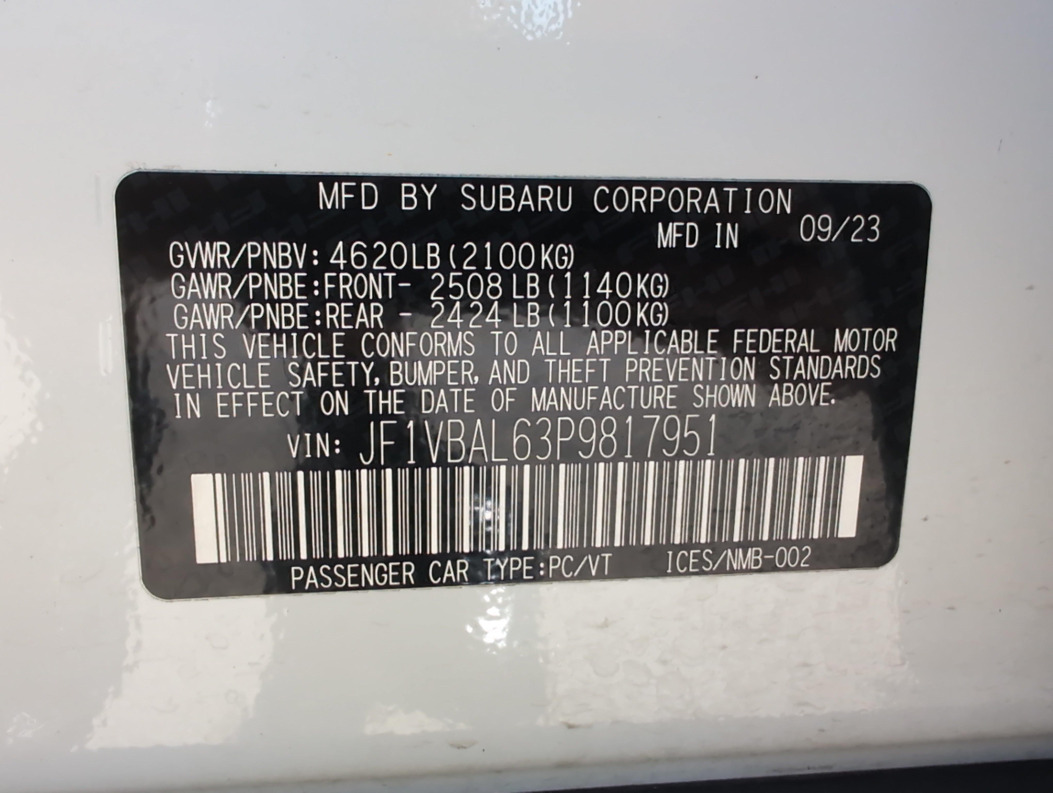 Used 2023 Subaru WRX Limited AWD/4WD image 35