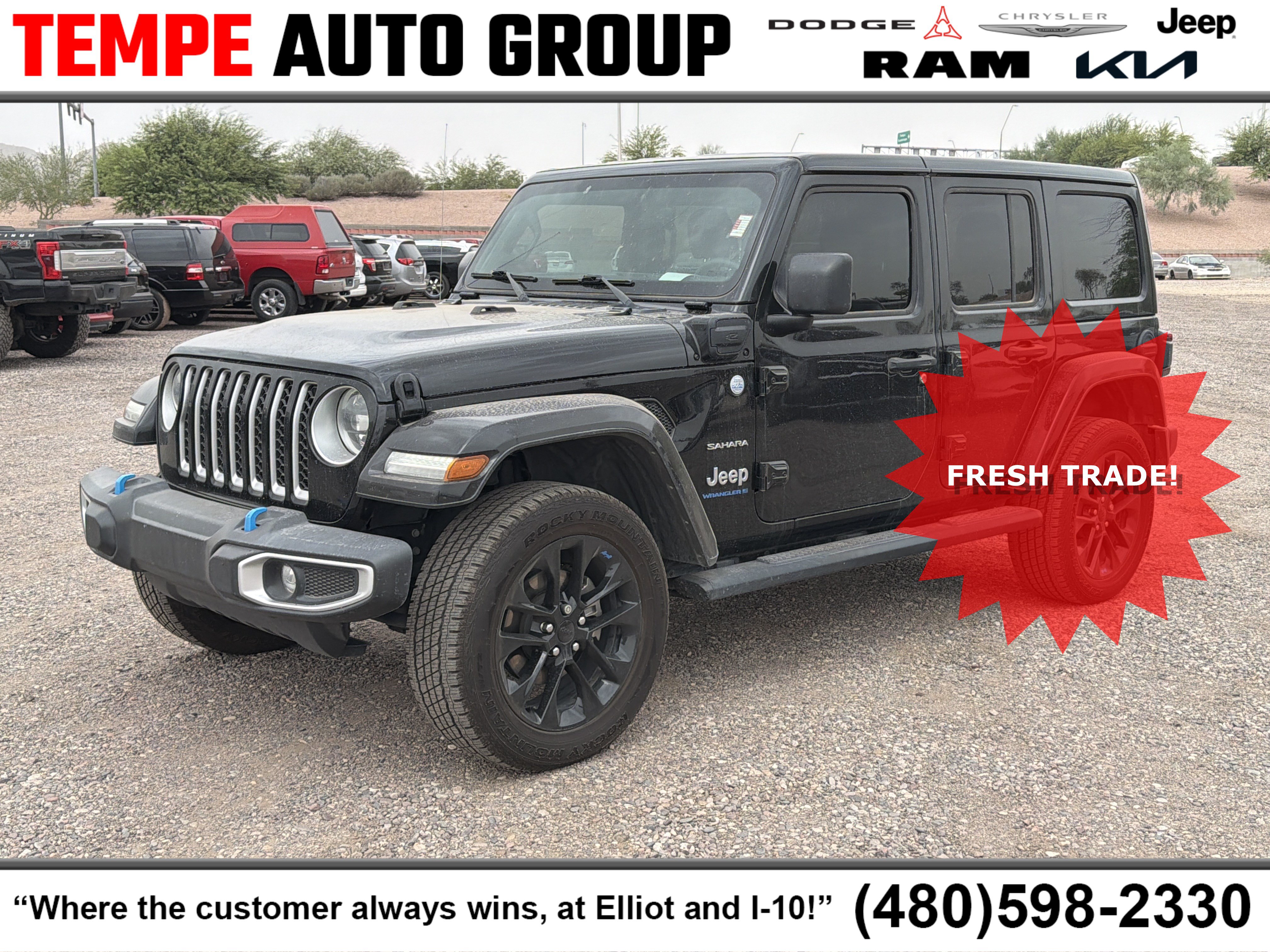 Used 2023 Jeep Wrangler Unlimited Sahara AWD/4WD image 1