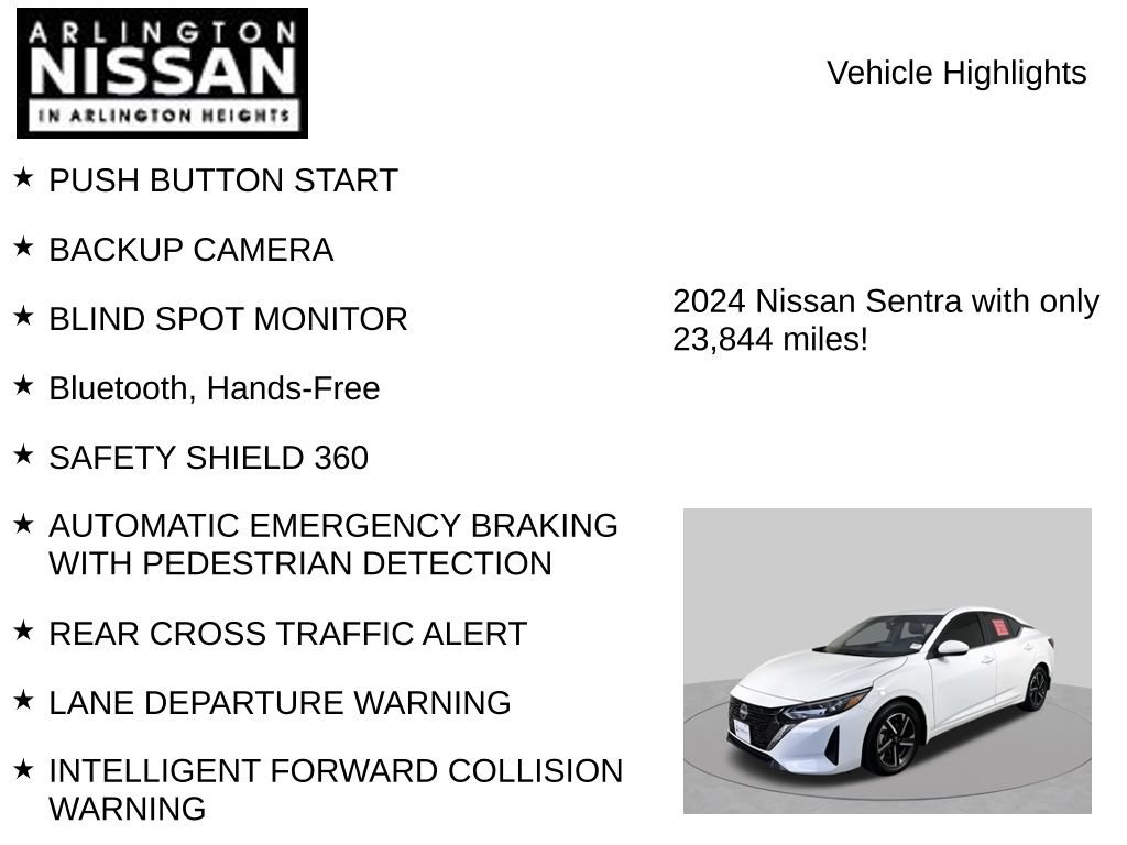 Used 2024 Nissan Sentra SV w/ All-Weather Package FWD image 8