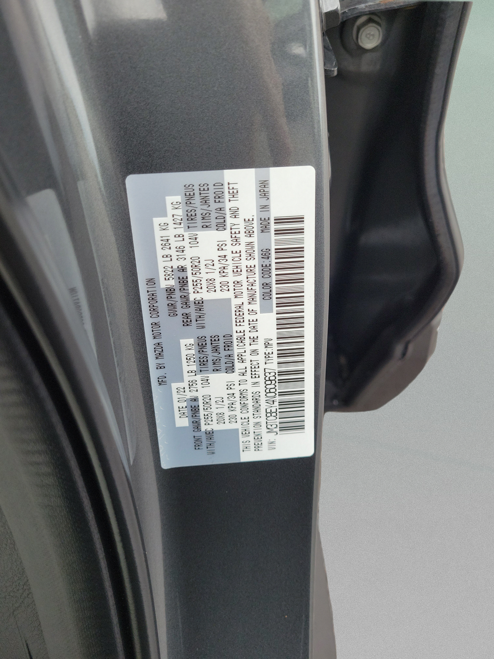 Used 2022 MAZDA CX-9 Signature AWD/4WD image 34