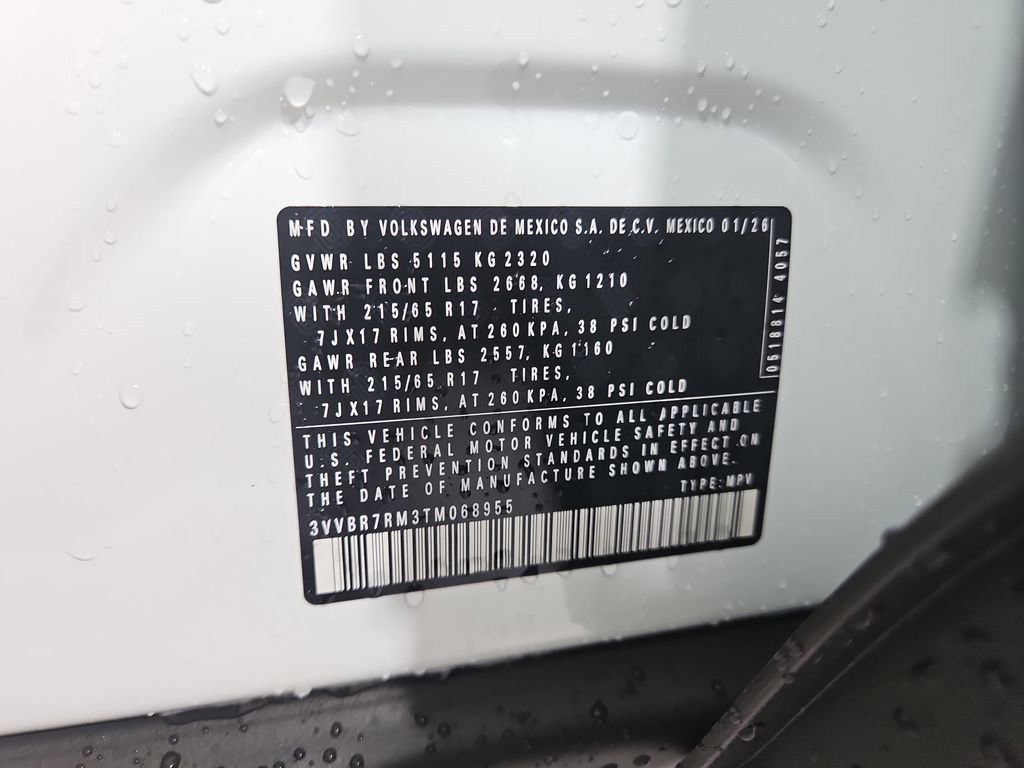 New 2026 Volkswagen Tiguan S image 26