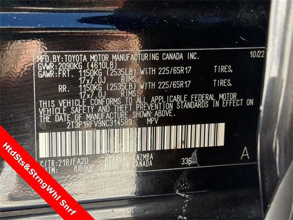 Used 2022 Toyota RAV4 XLE w/ Convenience Package image 30