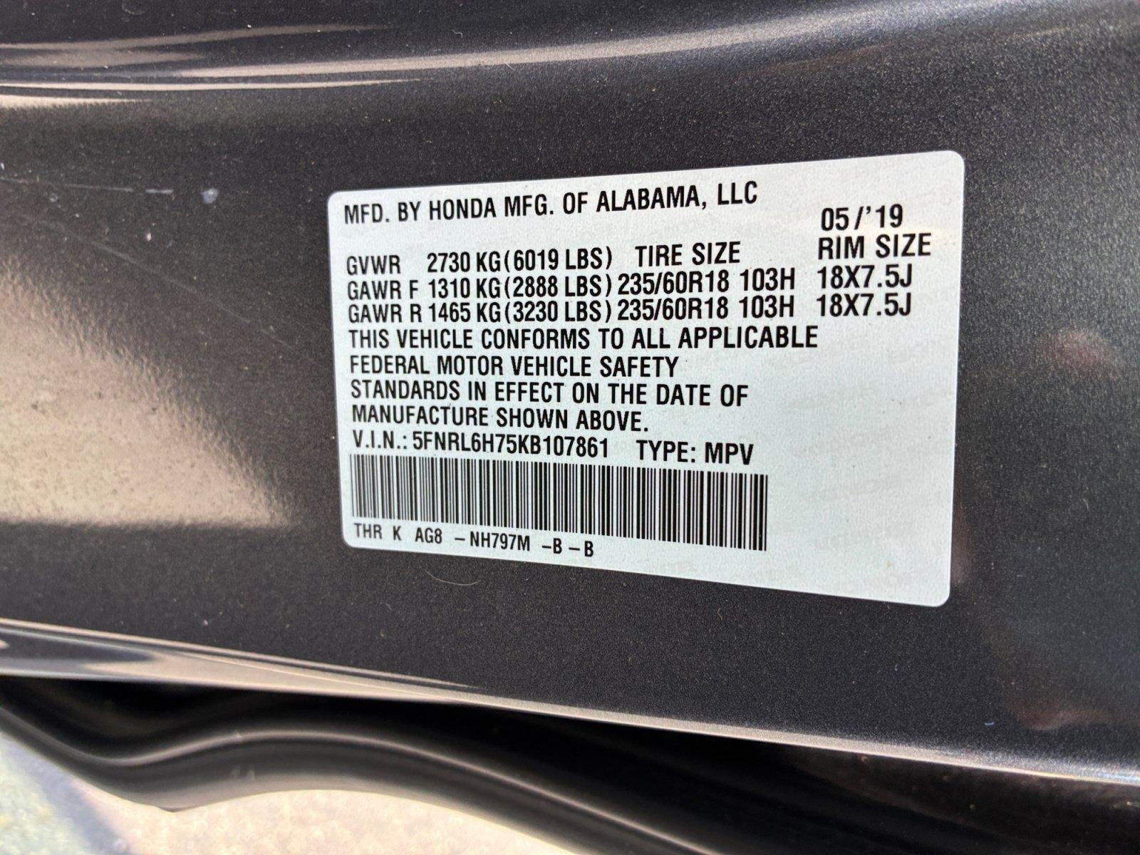 Used 2019 Honda Odyssey EX-L image 25