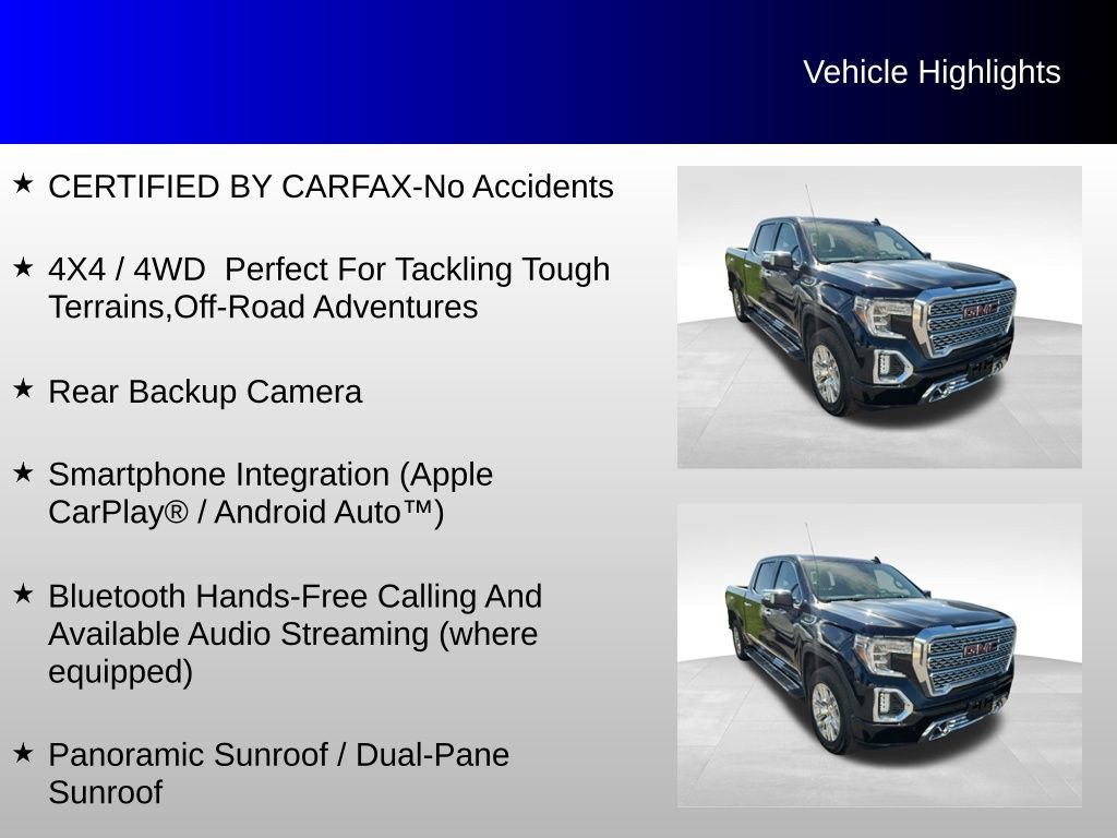 Used 2020 GMC Sierra 1500 Denali w/ Driver Alert Package II AWD/4WD image 4