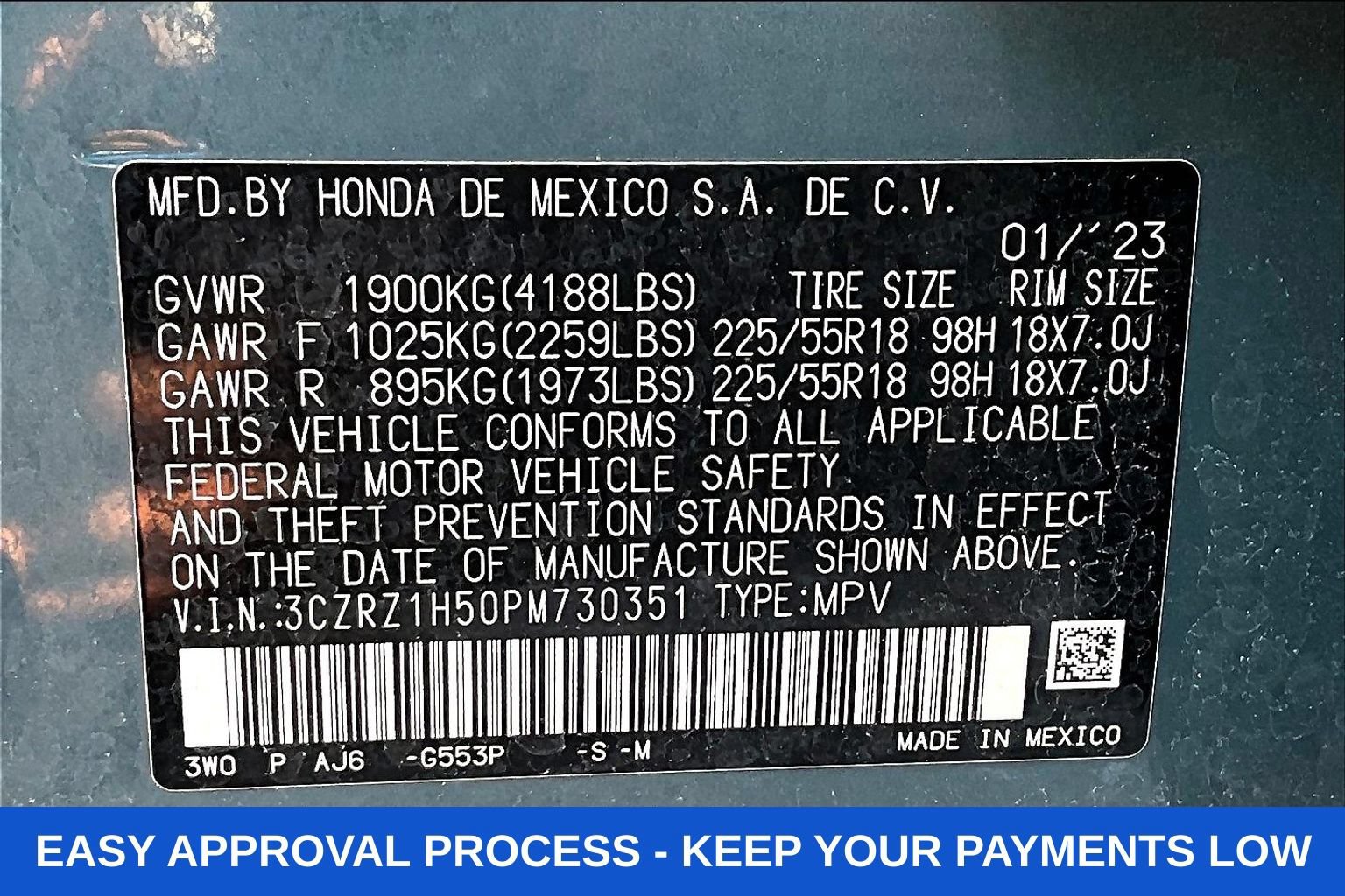 Used 2023 Honda HR-V Sport image 22