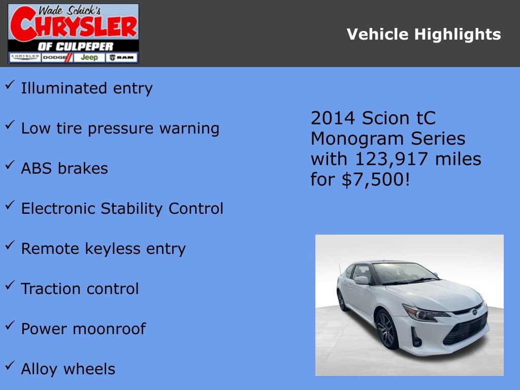 Used 2014 Scion tC Monogram Series FWD image 6