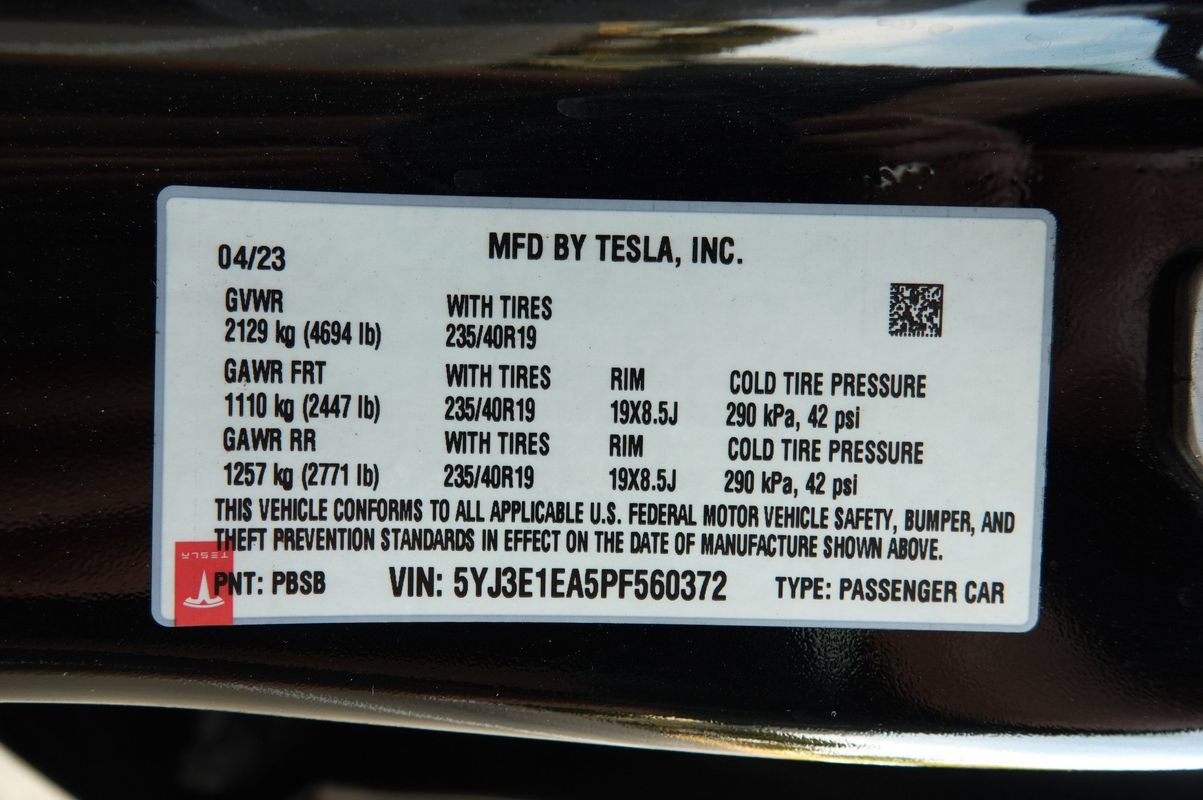 Used 2023 Tesla Model 3 Standard Range RWD image 44