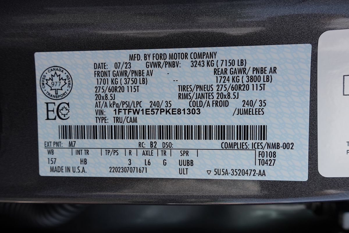 Used 2023 Ford F150 Lariat w/ Equipment Group 502A High AWD/4WD image 21