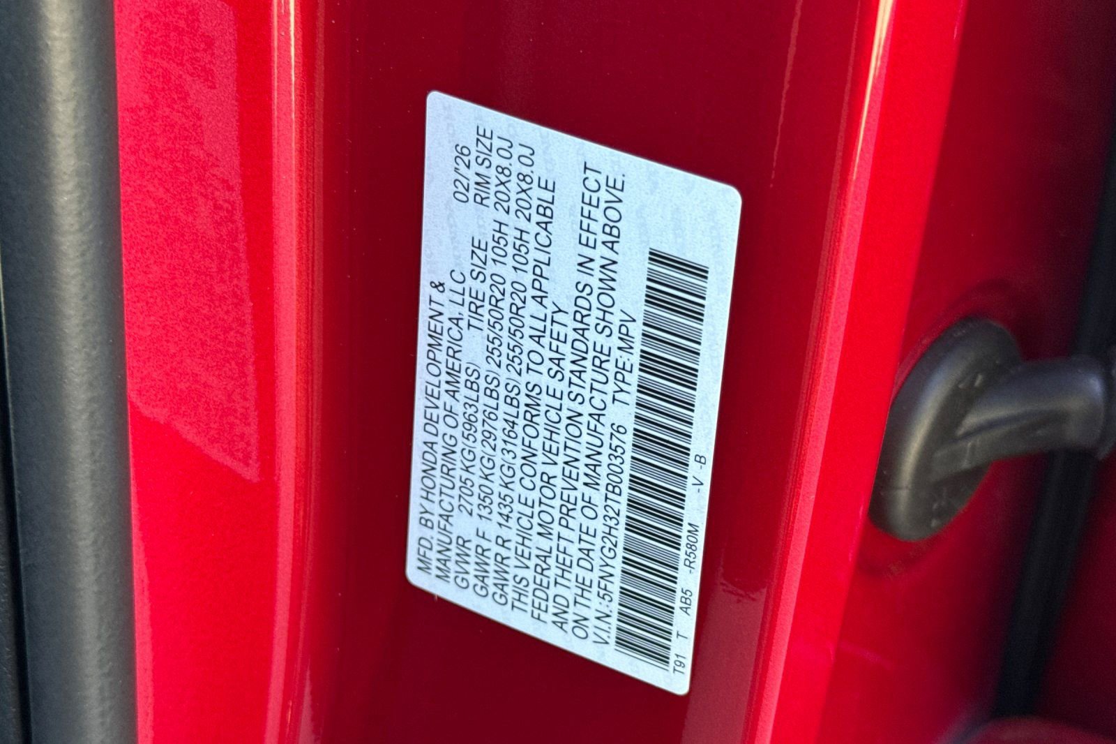 New 2026 Honda Pilot Sport image 23