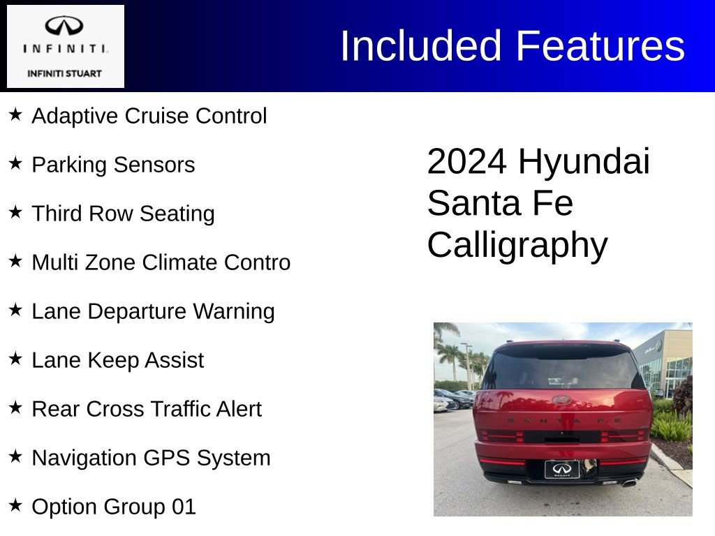 Used 2024 Hyundai Santa Fe Calligraphy AWD/4WD image 3