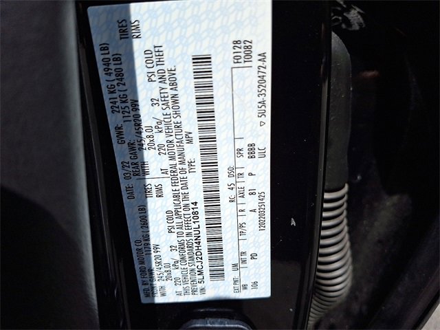 Certified 2022 Lincoln Corsair Reserve w/ Equipment Group 201A image 27