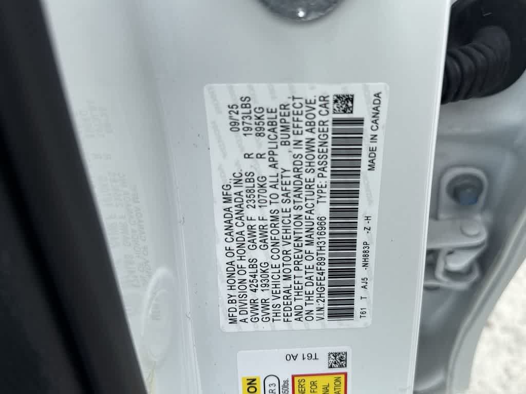 Used 2026 Honda Civic Sport Touring image 28