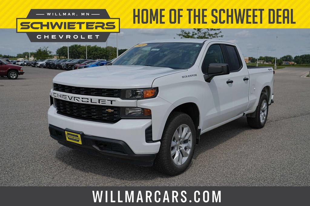 Used 2020 Chevrolet Silverado 1500 Custom w/ Trailering Package AWD/4WD image 1