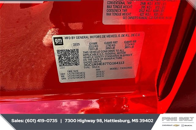 New 2026 Chevrolet Silverado 1500 ZR2 w/ Dark Appearance Package image 7