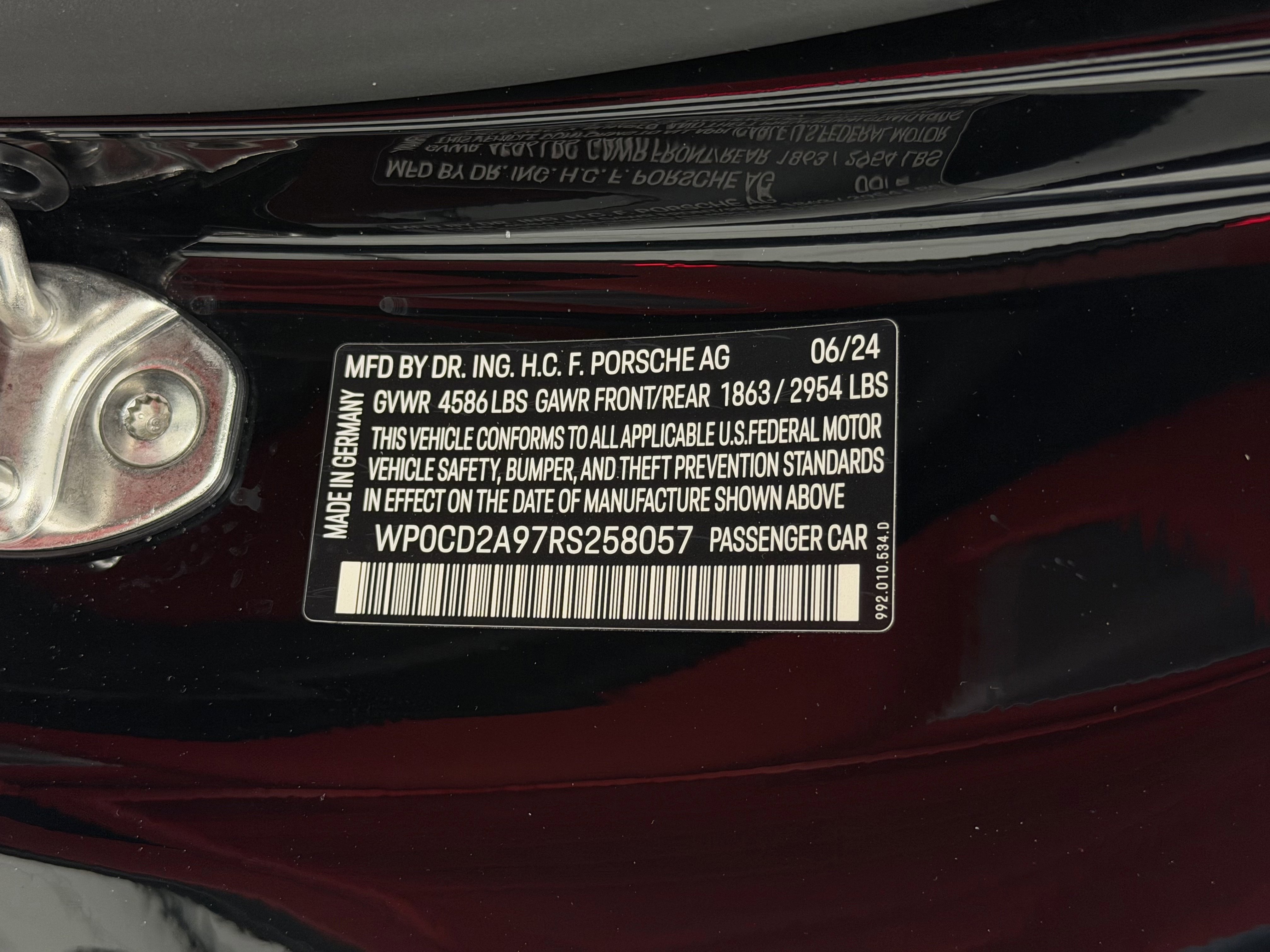 Certified 2024 Porsche 911 Turbo S image 63