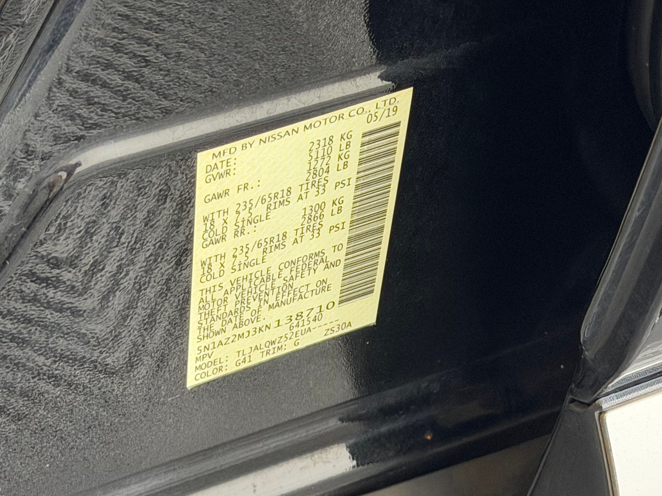 Used 2019 Nissan Murano SV FWD image 21