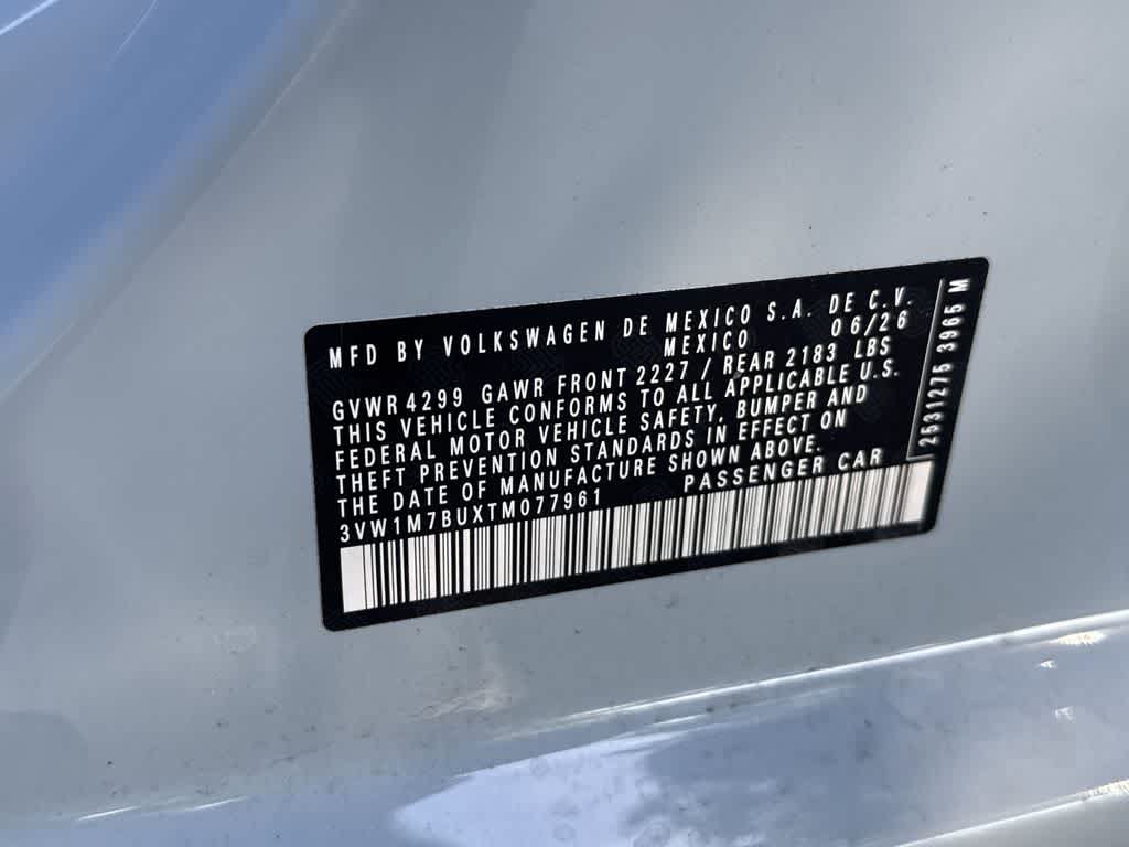 New 2026 Volkswagen Jetta GLI Autobahn FWD image 29