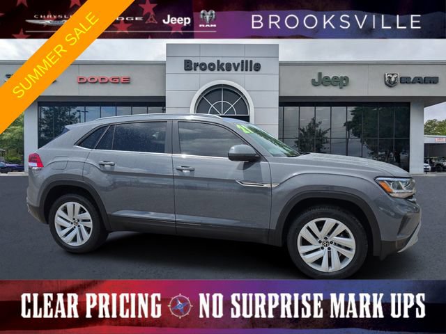 Used 2021 Volkswagen Atlas Cross Sport SE w/ Panoramic Sunroof Package FWD image 1