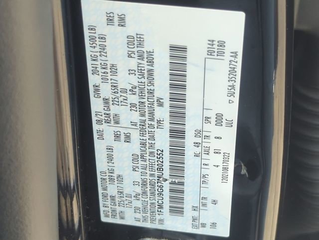 Used 2021 Ford Escape SE w/ Convenience Package AWD/4WD image 28