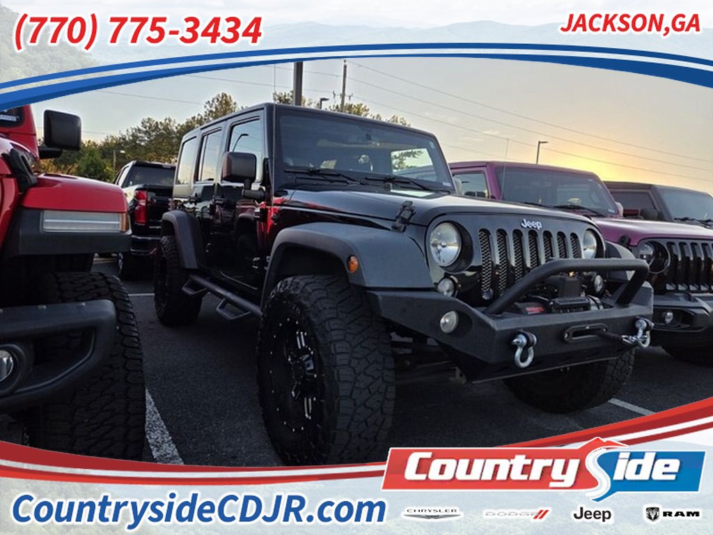 Used 2014 Jeep Wrangler Unlimited Sport w/ Quick Order Package 24S AWD/4WD image 1