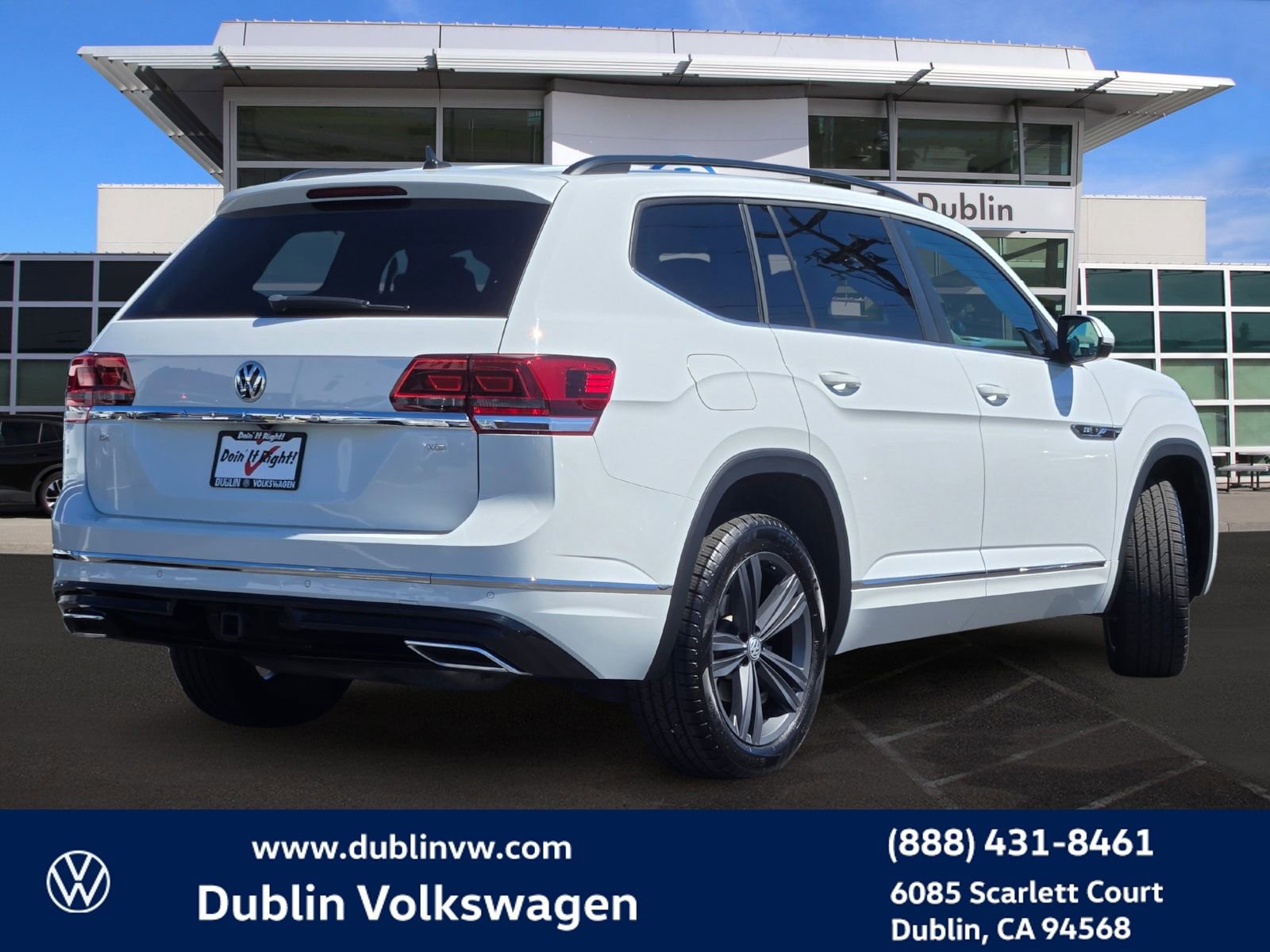 Certified 2020 Volkswagen Atlas SE w/ Panoramic Sunroof Package FWD image 4