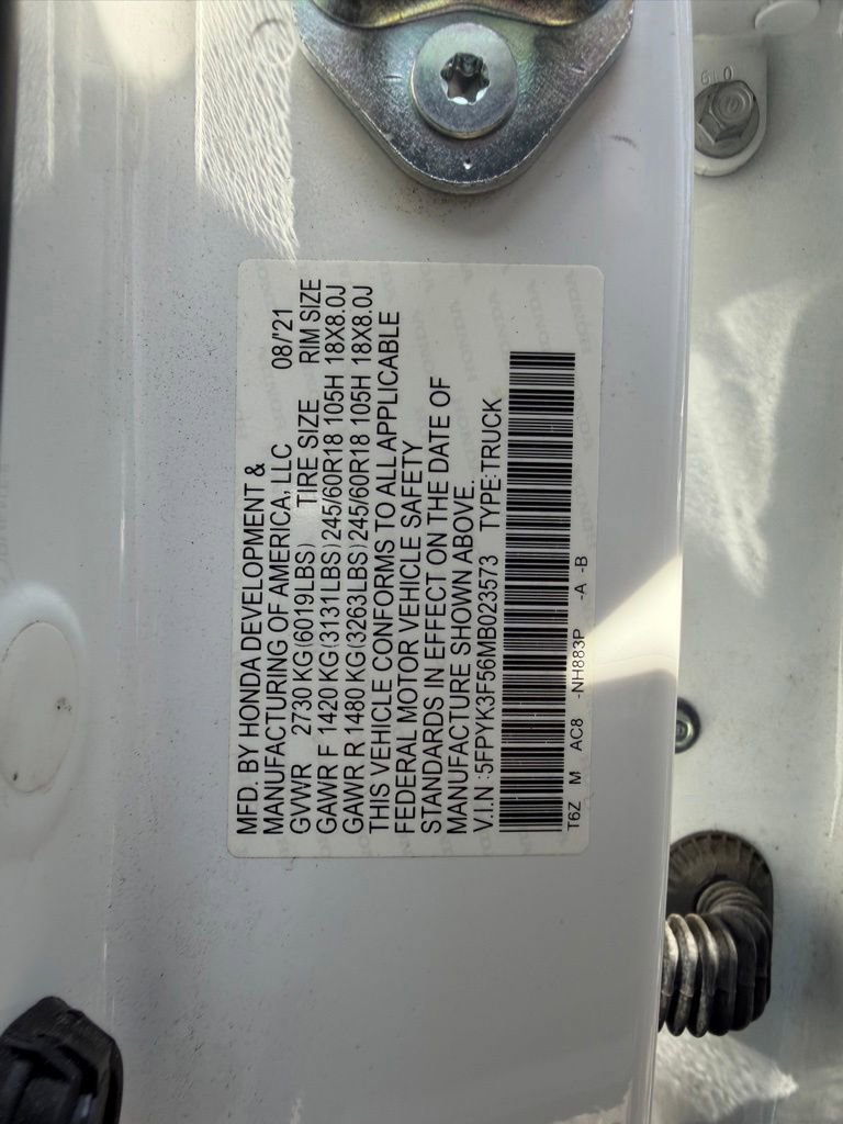 Used 2021 Honda Ridgeline RTL image 31