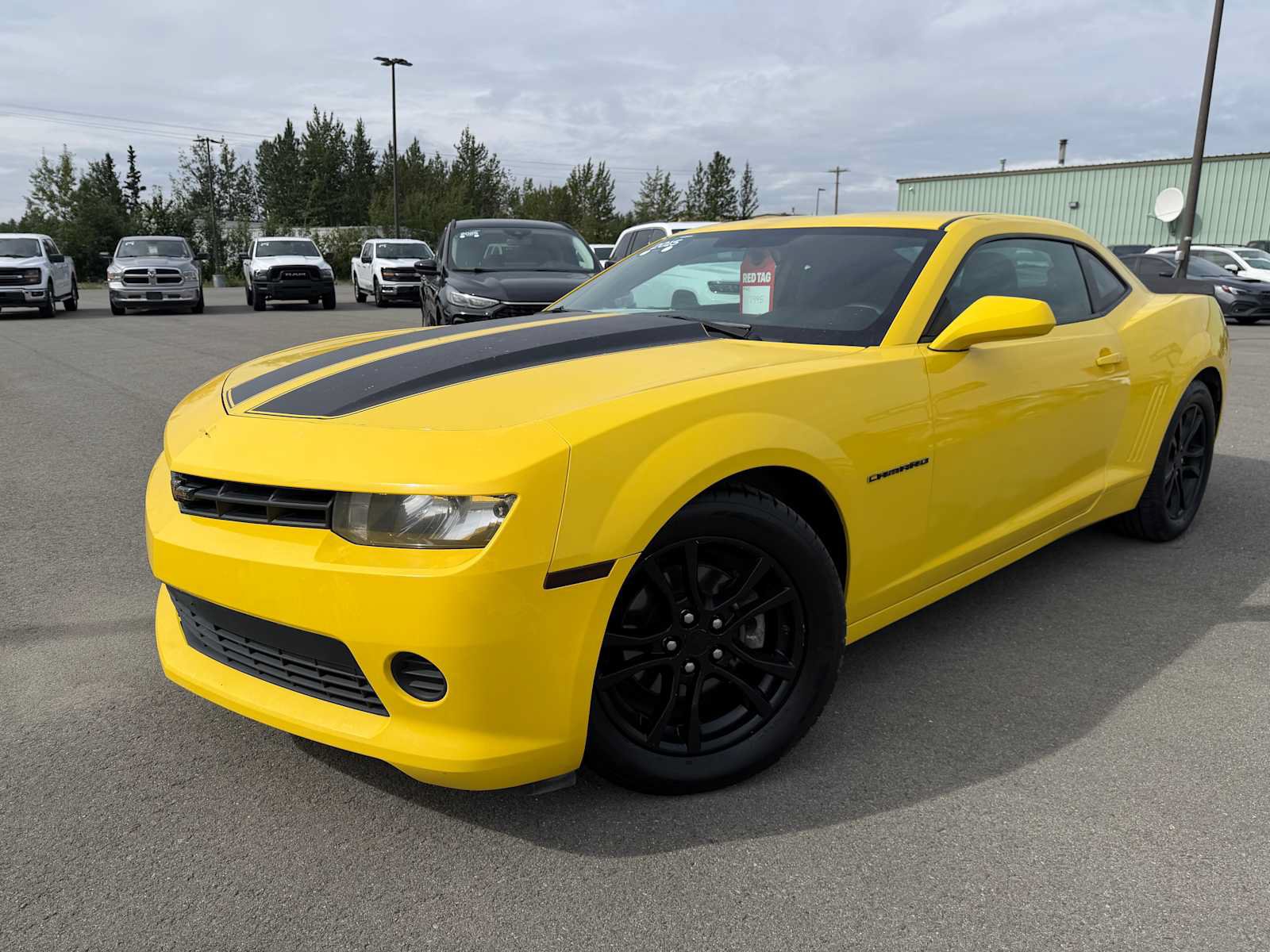 Certified 2015 Chevrolet Camaro LS w/ Black Rally Stripe Package RWD image 1