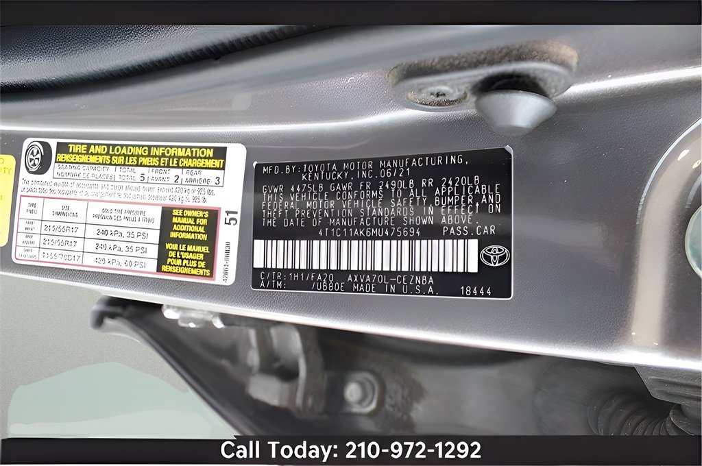 Used 2021 Toyota Camry LE image 15