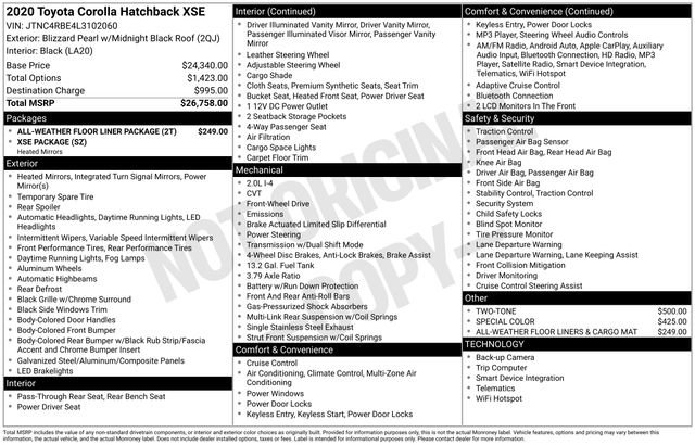 Used 2020 Toyota Corolla XSE image 7
