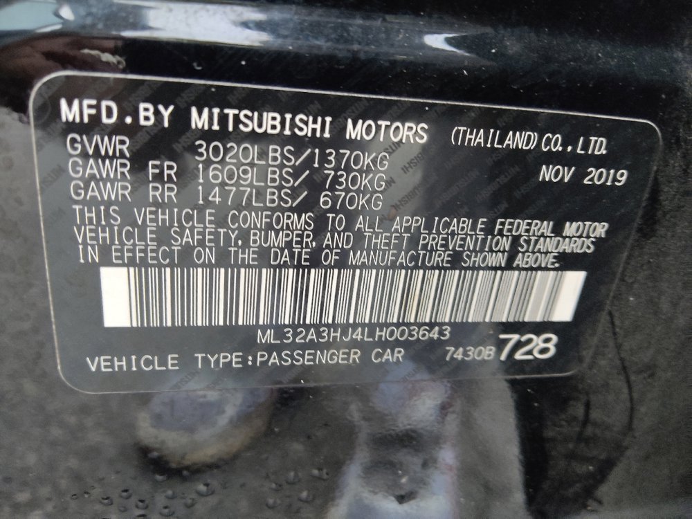 Used 2020 Mitsubishi Mirage SE image 33