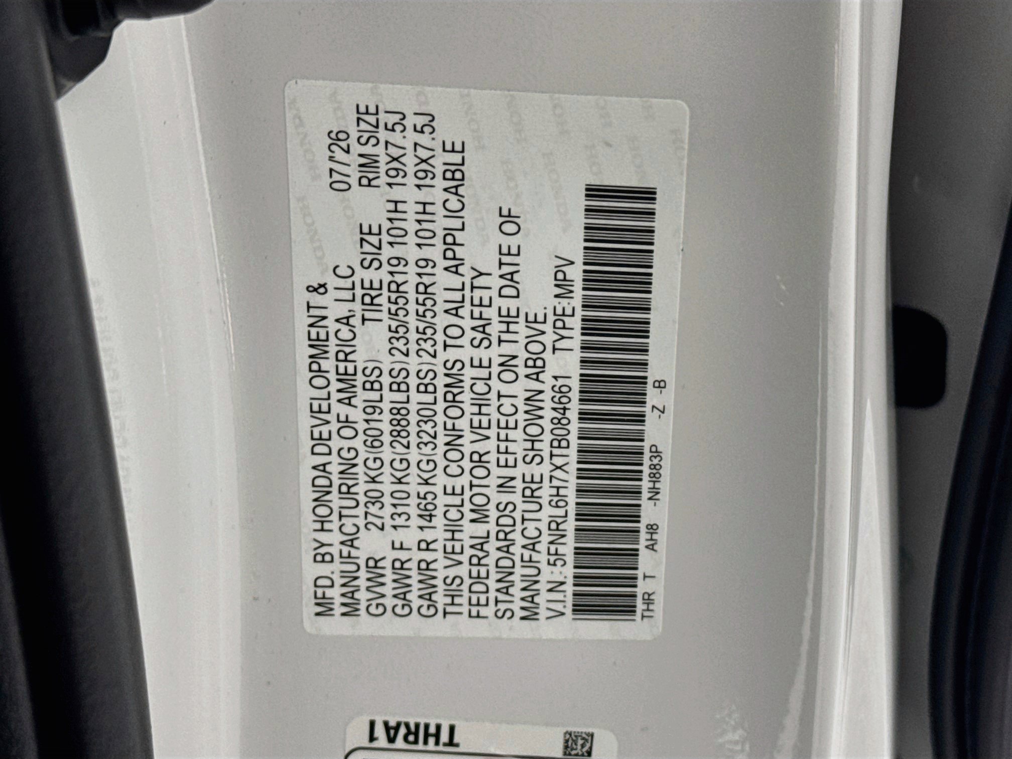 New 2026 Honda Odyssey Sport-L image 33