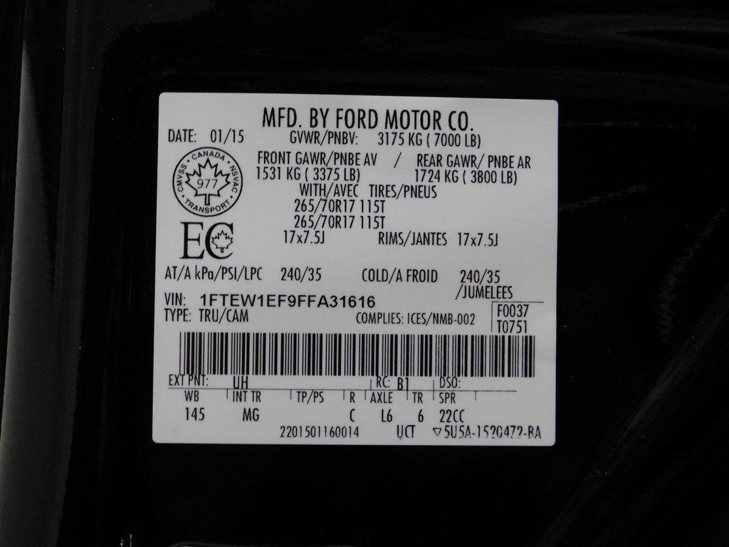 Used 2015 Ford F150 XLT w/ Trailer Tow Package image 99