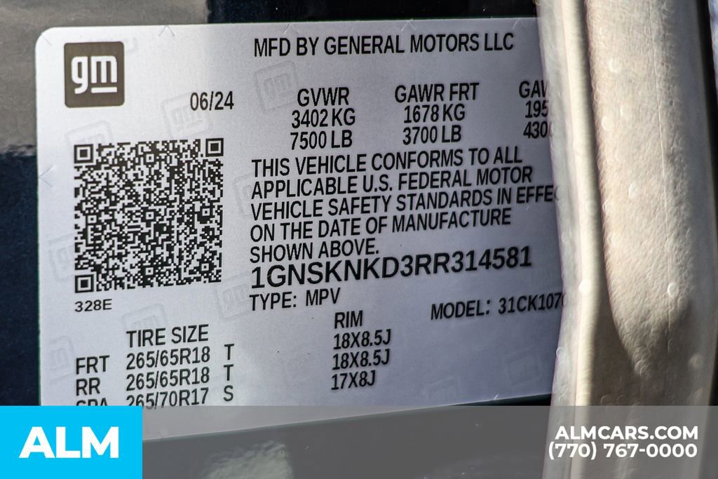 Used 2024 Chevrolet Tahoe LT AWD/4WD image 60