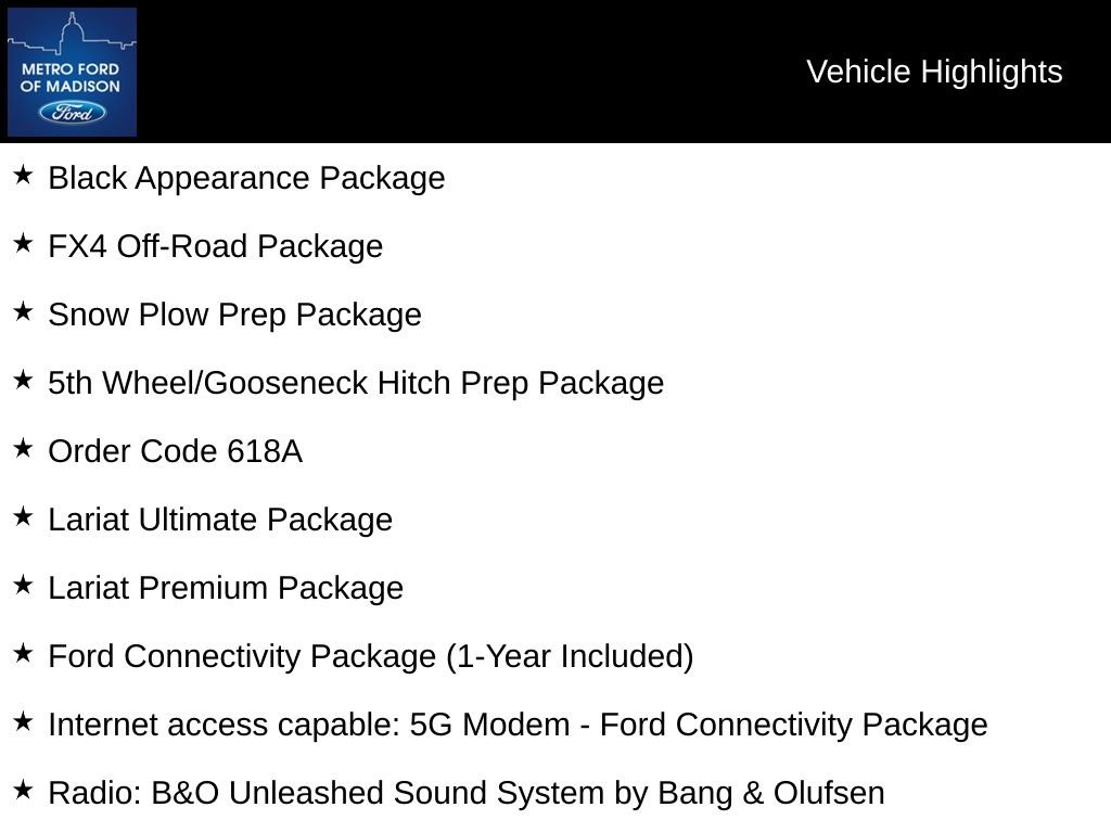 New 2026 Ford F350 Lariat w/ Black Appearance Package image 4