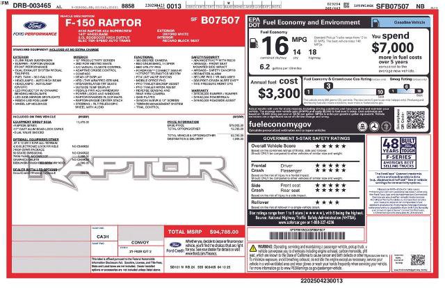 Certified 2025 Ford F150 Raptor AWD/4WD image 6