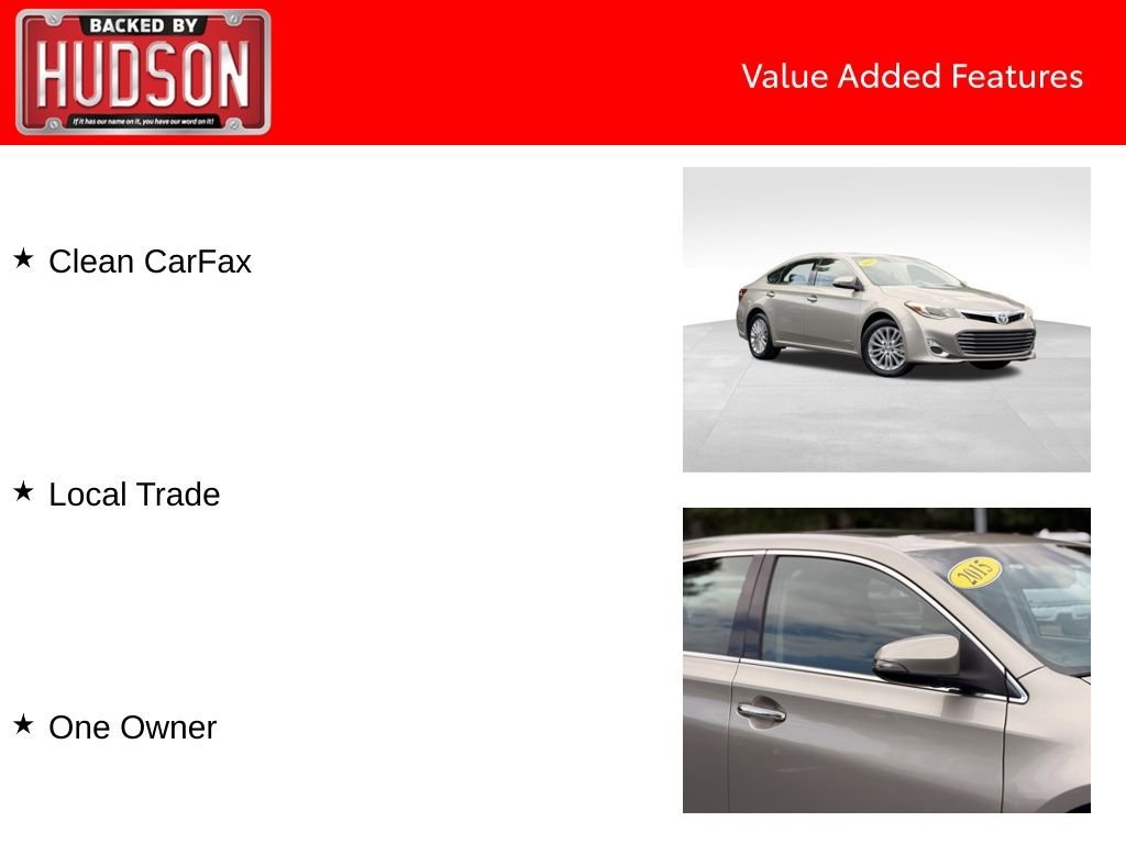 Used 2015 Toyota Avalon XLE Premium FWD image 3