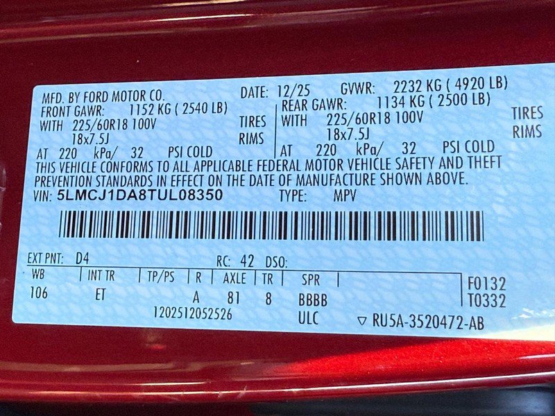 New 2026 Lincoln Corsair Premiere image 19