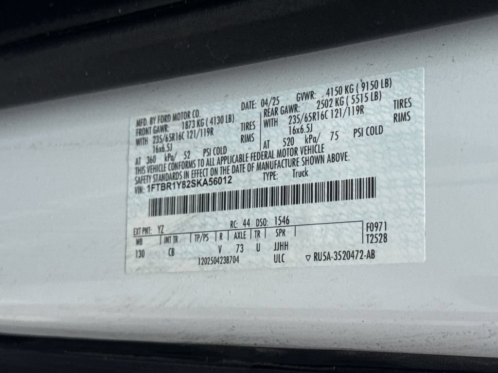 Used 2025 Ford Transit 250 Low Roof w/ Exterior Upgrade Package RWD image 28
