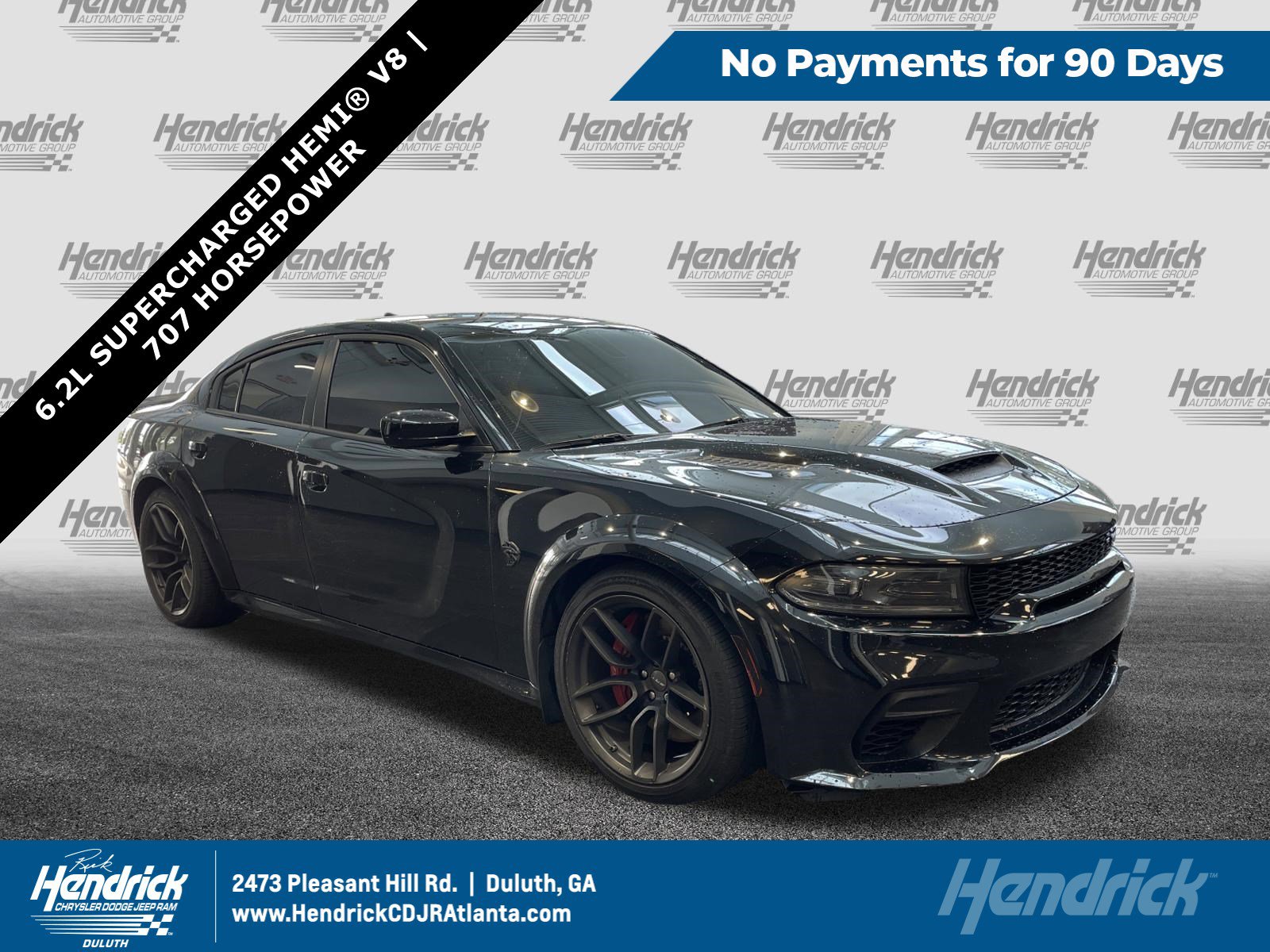 Used 2023 Dodge Charger SRT Hellcat w/ SRT Black Package RWD image 1
