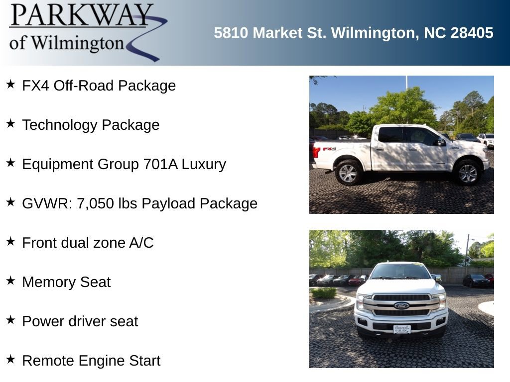 Used 2019 Ford F150 Platinum w/ Equipment Group 701A Luxury AWD/4WD image 5