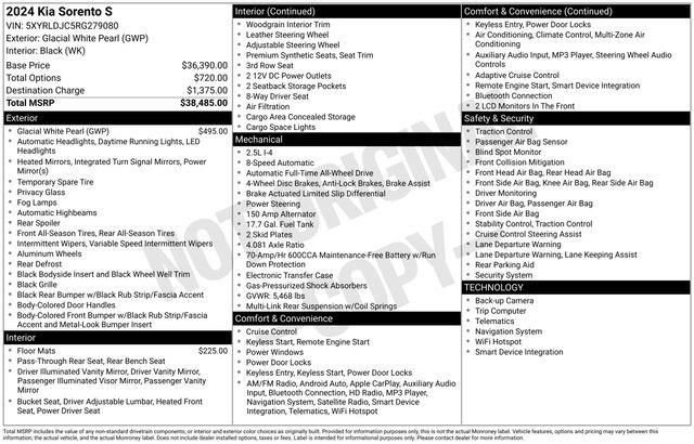 Used 2024 Kia Sorento S image 5