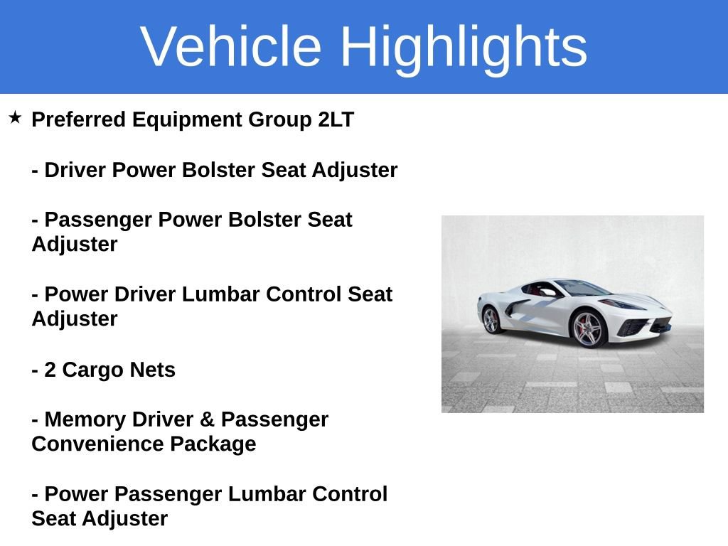 Used 2022 Chevrolet Corvette Stingray Preferred Cpe w/ Engine Appearance Package image 5