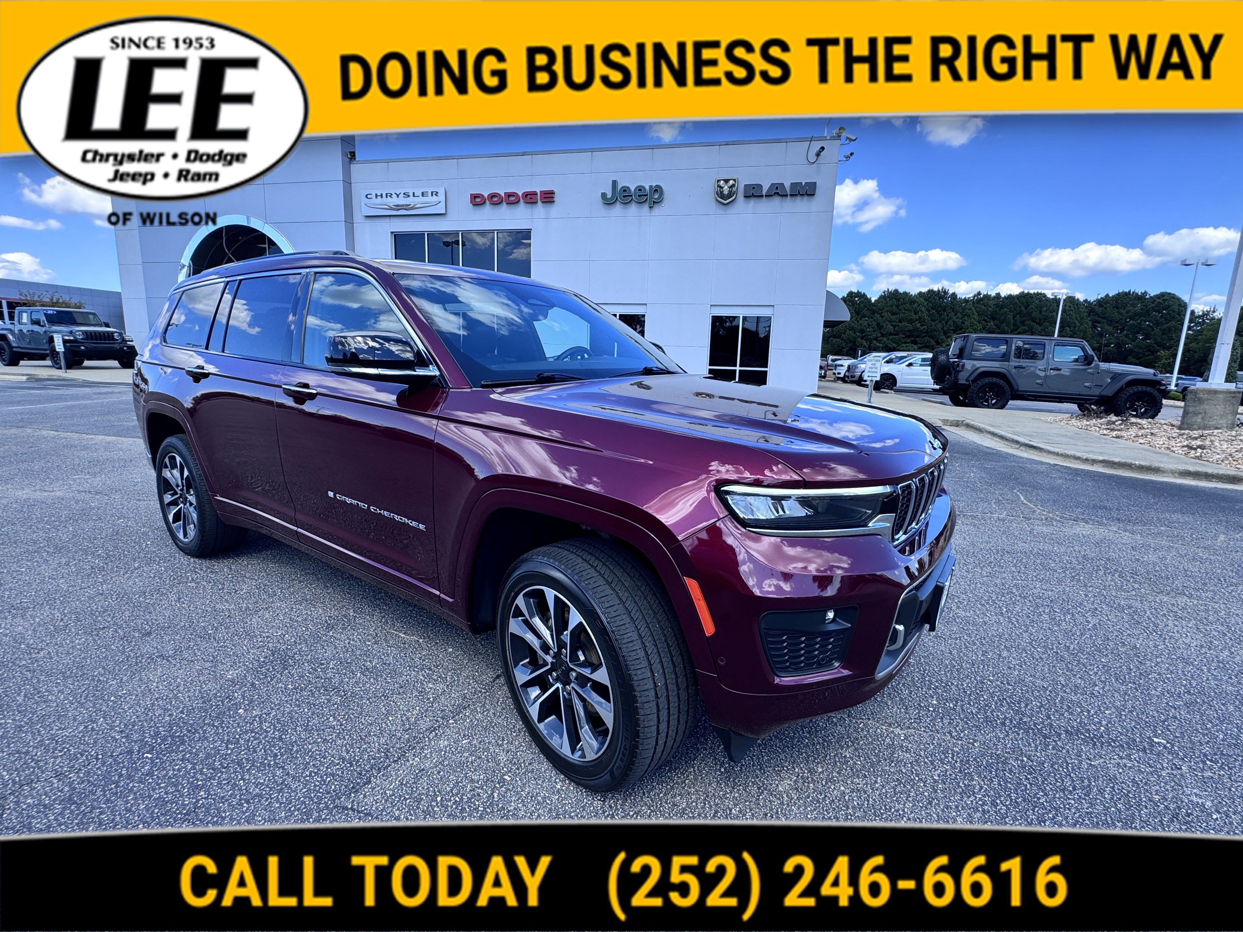 Certified 2021 Jeep Grand Cherokee L Overland image 1