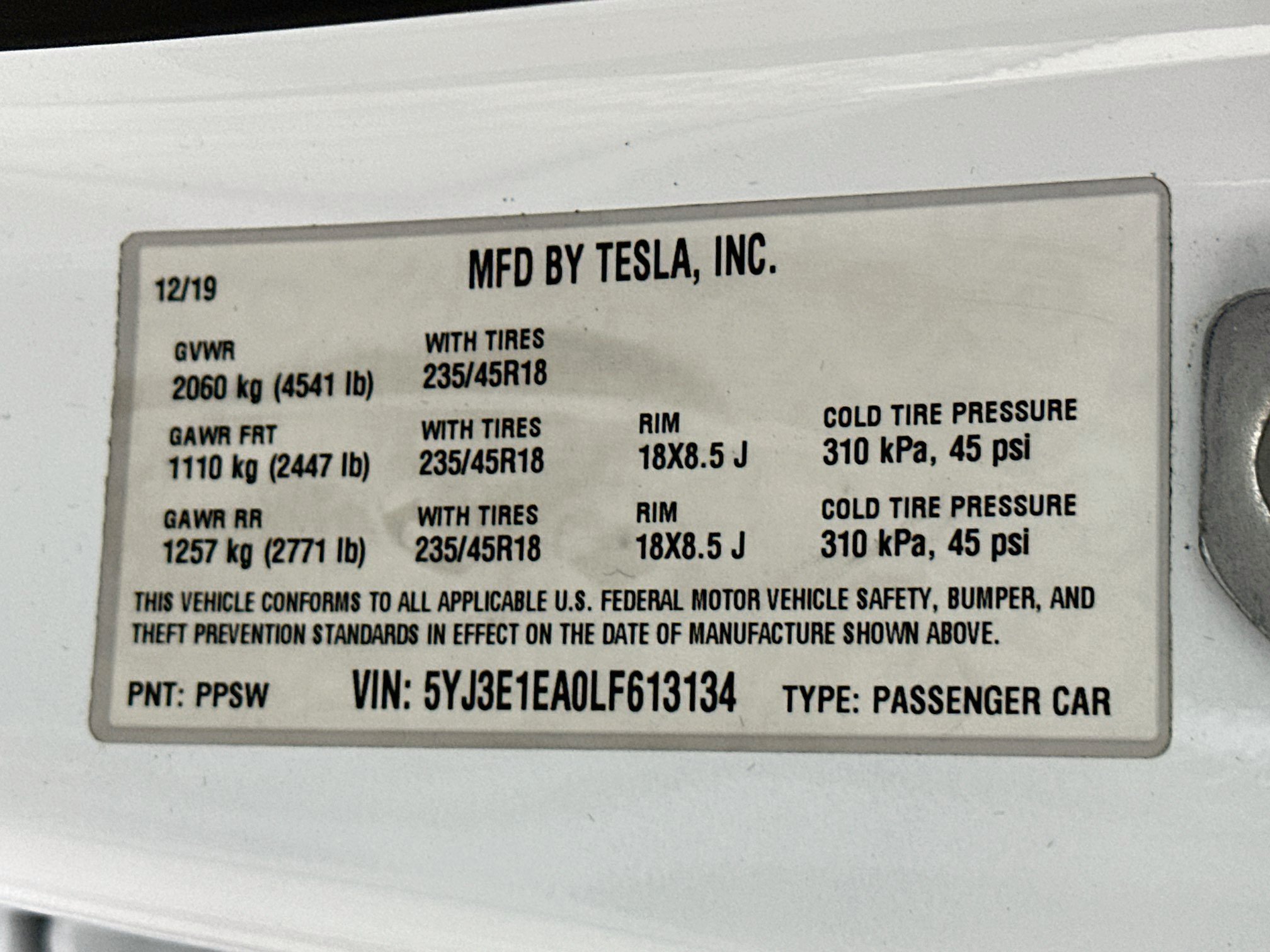 Used 2020 Tesla Model 3 Standard Range Plus RWD image 12