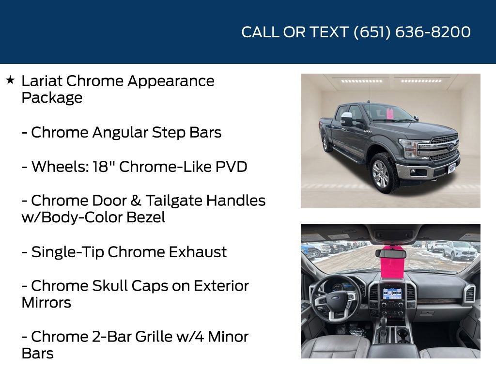 Used 2018 Ford F150 Lariat w/ Equipment Group 502A Luxury image 25