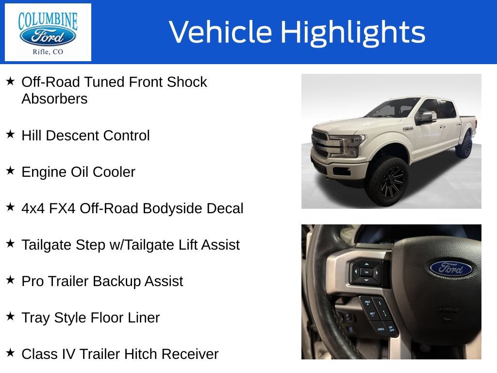 Used 2020 Ford F150 Platinum w/ Equipment Group 701A Luxury AWD/4WD image 12