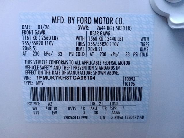 New 2026 Ford Explorer ST-Line RWD image 40