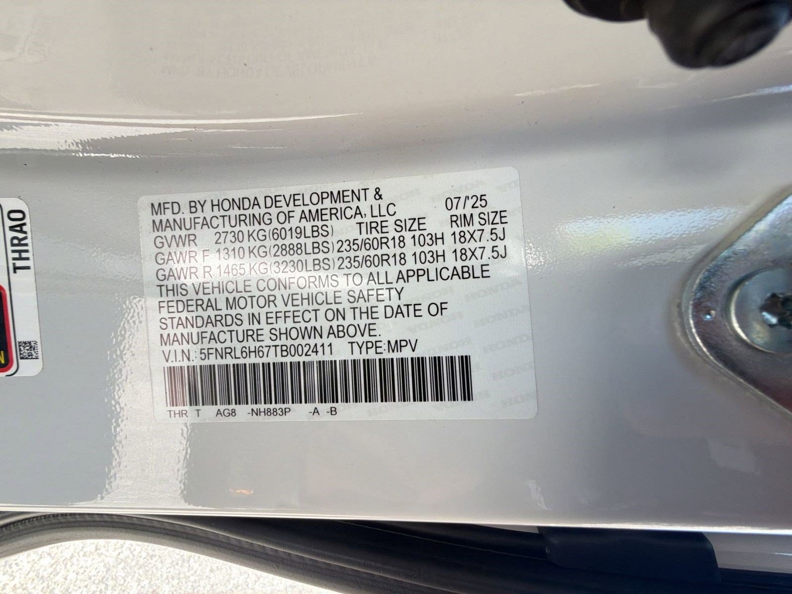 Used 2026 Honda Odyssey EX-L image 20