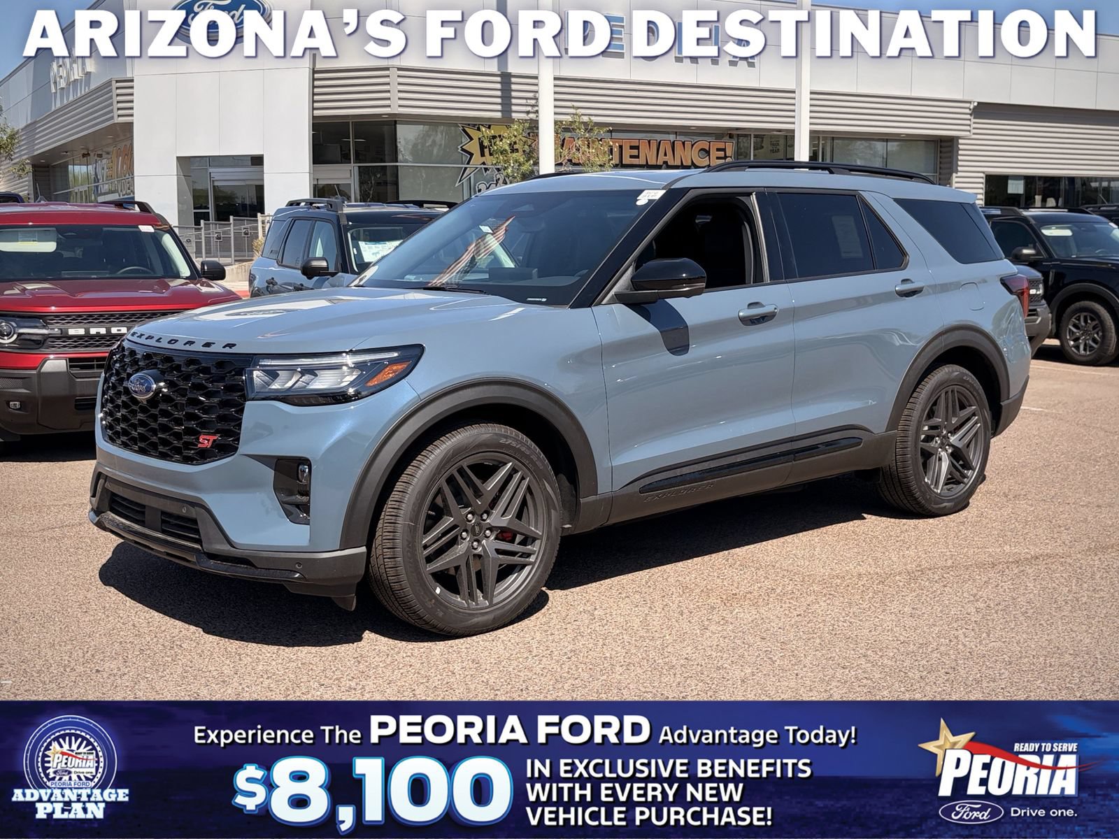 New 2026 Ford Explorer ST w/ Sun And Sound Package